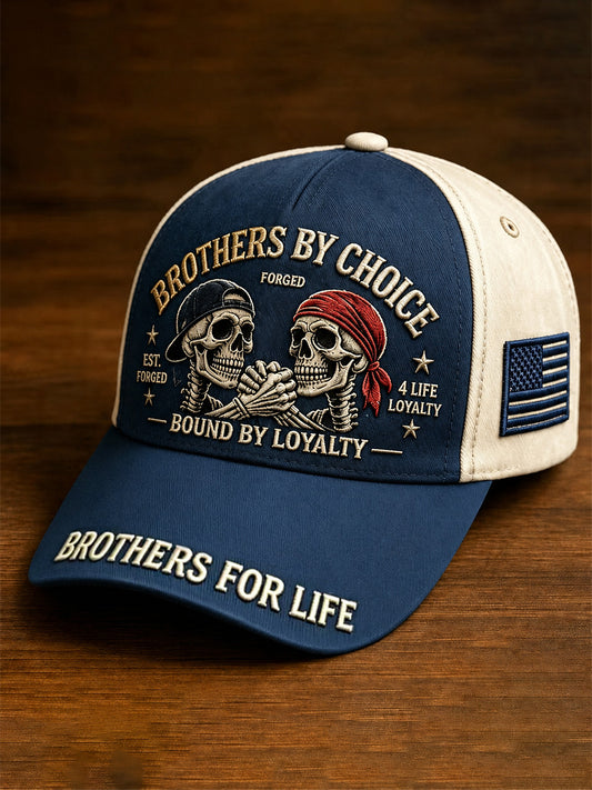 Unisex Retro Brotherhood Print Hat