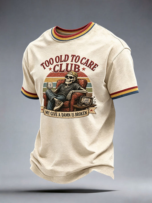 Men's Too Old To Care Club T-shirt