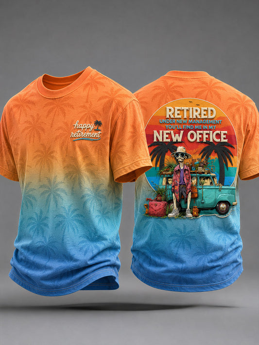 Men's "Happy Retirement" Casual T-shirt
