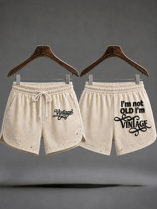 Women's "I'm not old, I'm Vintage" casual shorts
