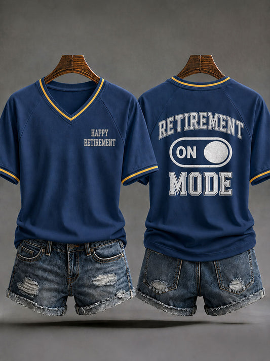 Women's "Happy Retirement" Casual T-shirt