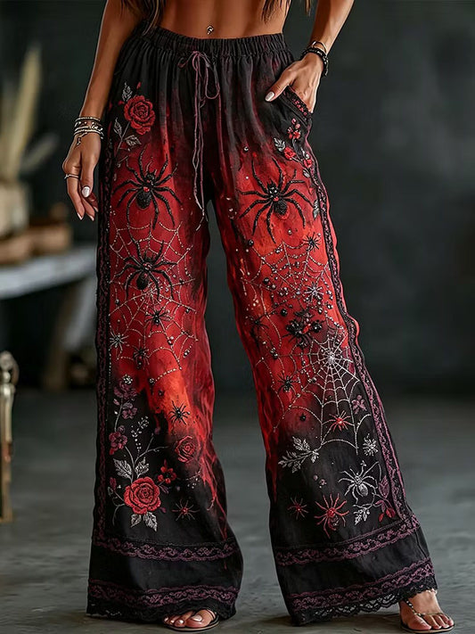 Women's Gothic Style Cotton Linen Pants