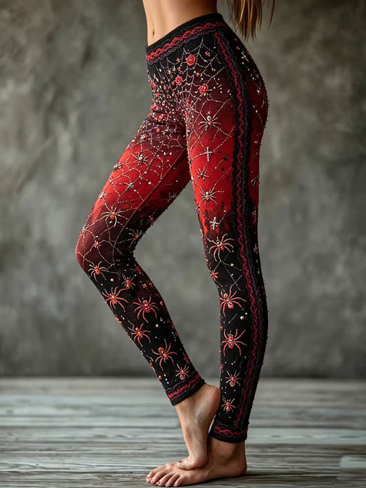 Women's Gothic Style Stretch Leggings