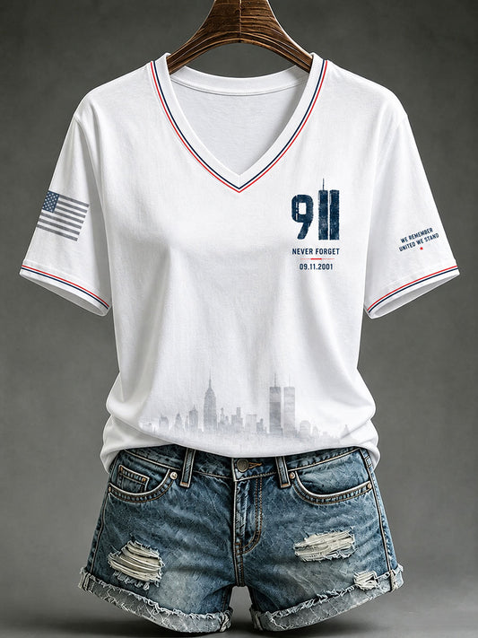 Women's 9.11 Never Forget Short-sleeved T-shirt