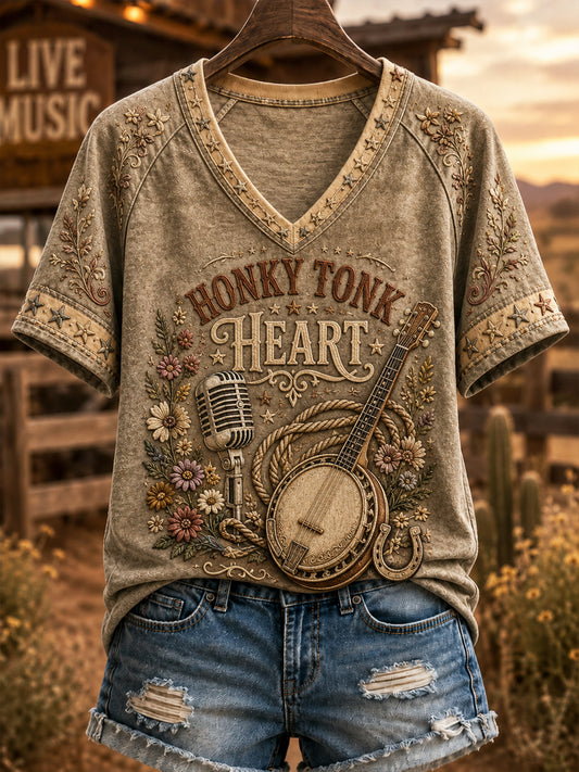 Retro Western Cowboy Country Music Classic T-Shirt