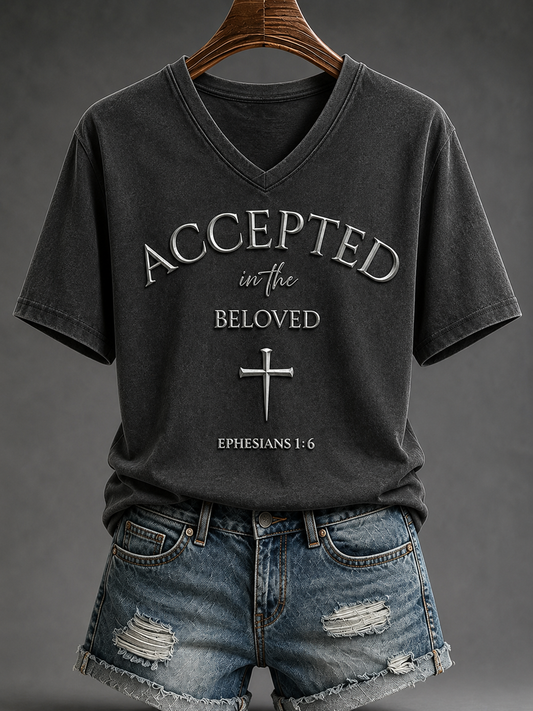 Women's Accepted In The Beloved Short-sleeved T-shirt