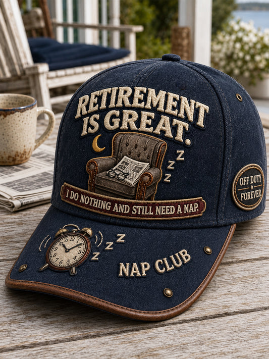 Unisex Vintage  “Retired Road Club” Print Hat