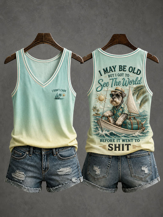 Women's I May Be Old But I Got To See The World Before It Went To Shit Tank Top