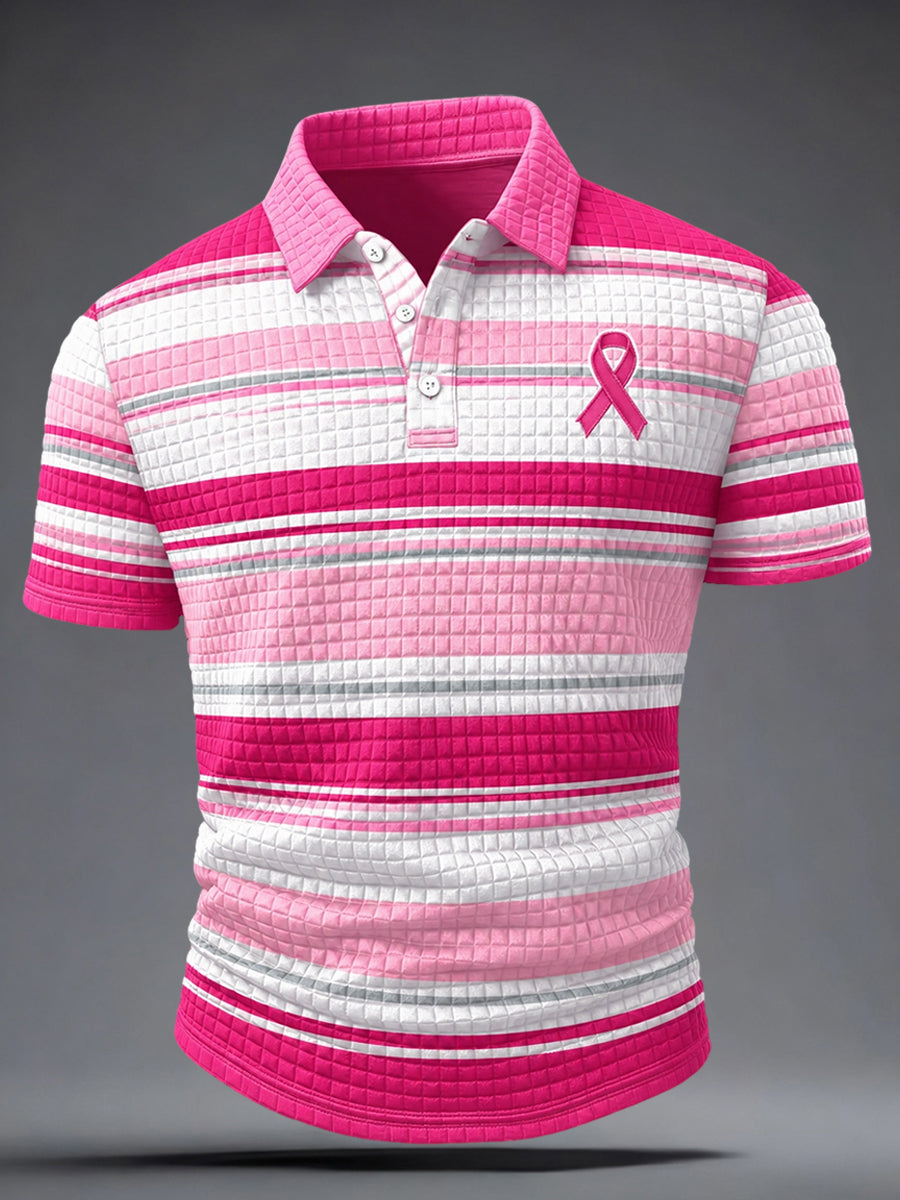 Men's Real Men Wear Pink Breast Cancer Awareness Shirt