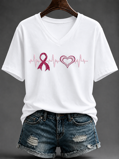 Women's Breast Cancer Short-sleeved T-shirt
