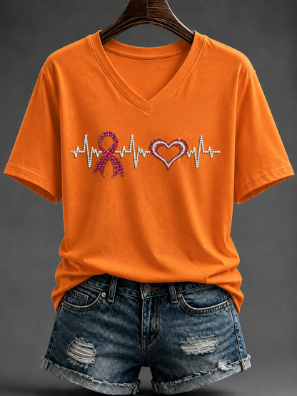 Women's Breast Cancer Short-sleeved T-shirt