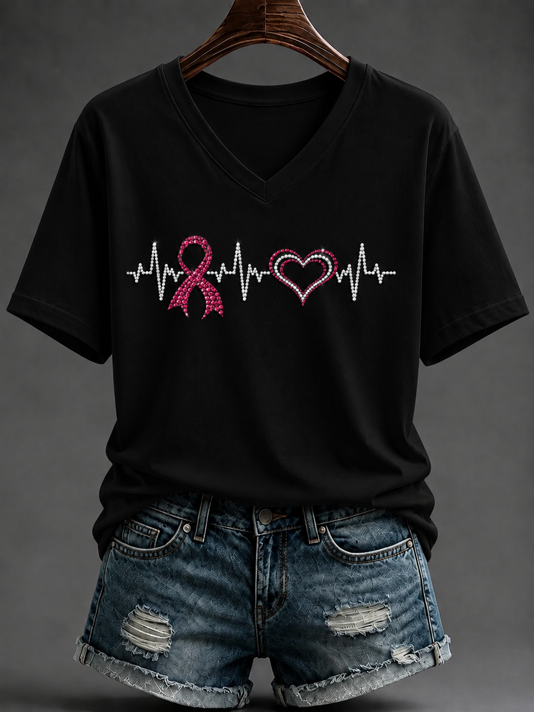 Women's Breast Cancer Short-sleeved T-shirt