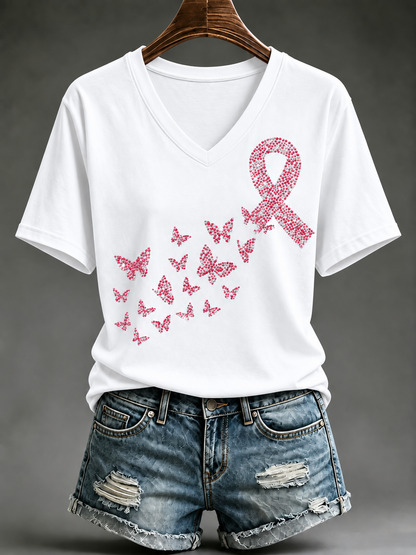 Women's Breast Cancer Short-sleeved T-shirt
