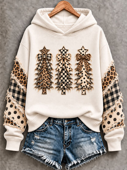Women's Christmas tree Regular Hoodie
