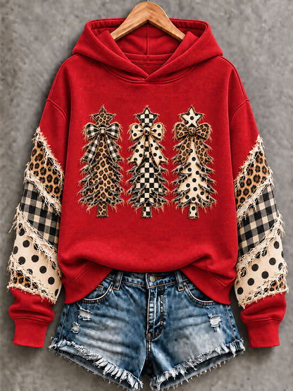 Women's Christmas tree Regular Hoodie